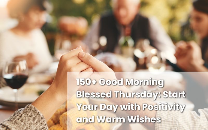 A serene morning with text “Good Morning Blessed Thursday Warm Wishes” in sunlight.