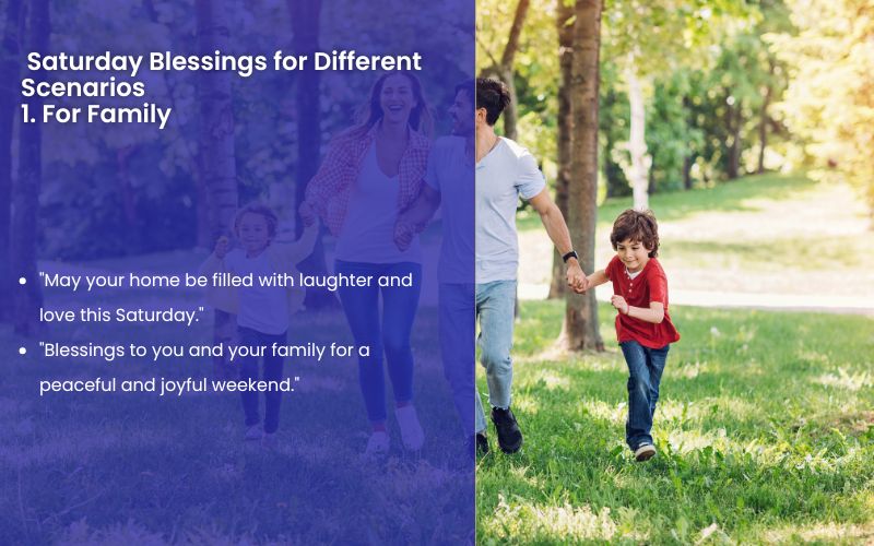Family enjoying a peaceful and joyful Saturday together.