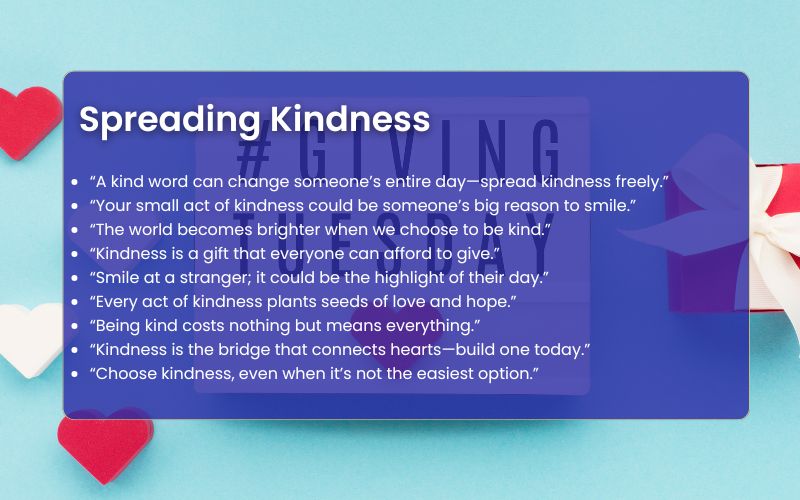 Hands exchanging flowers as a symbol of kindness and blessings.