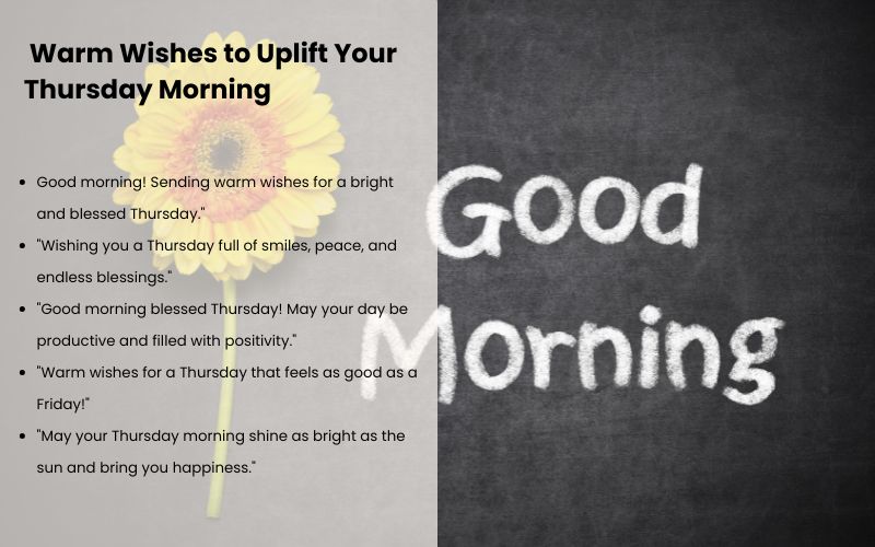 Warm wishes for a blessed Thursday morning with positive energy.